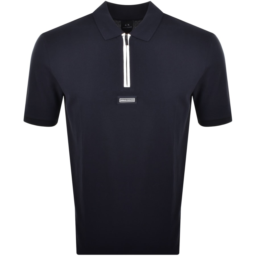 Armani exchange zip up polo 2025